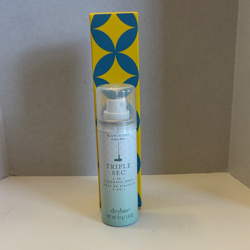 Drybar Triple Sec 3-in-1 Finishing Spray - White & Yellow Packaging